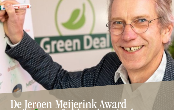 Jeroen Meijerink Award voor Groen leiderschap in de zorg