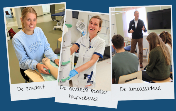 De medisch hulpverlener vanuit 3 verschillende perspectieven