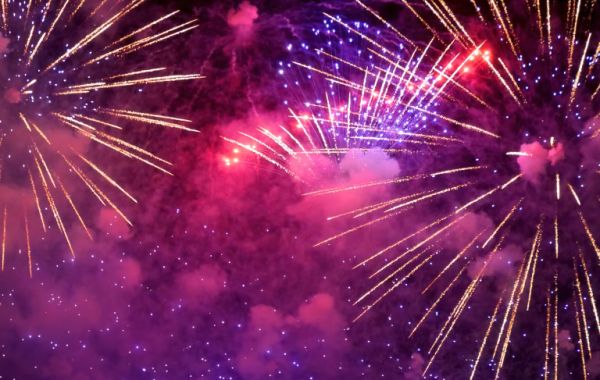 Vuurwerk in de nacht