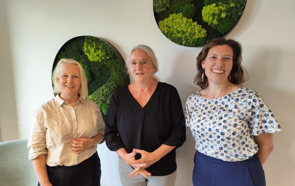 Annelien Wendrich, Sylvia Bazuin en Linde Schils van Sigra