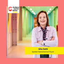 Gitta Gallé, spreker op Kennisfestival Anders werkt beter