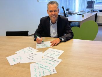 Marc Koster tijdens het groene gesprek